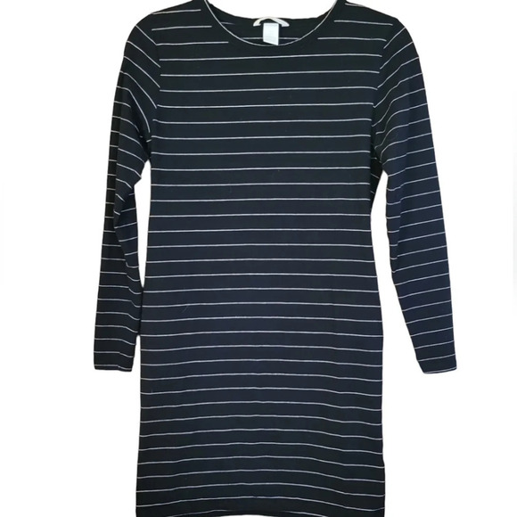 H&M COTTON STRETCH DRESS - Picture 1 of 6